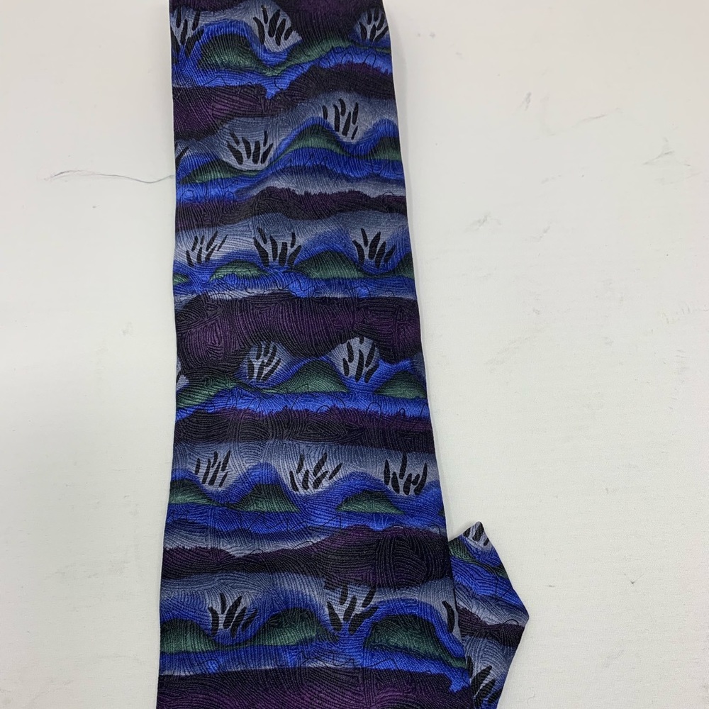 Blue Silk J. Garcia tie.  Excellent condition